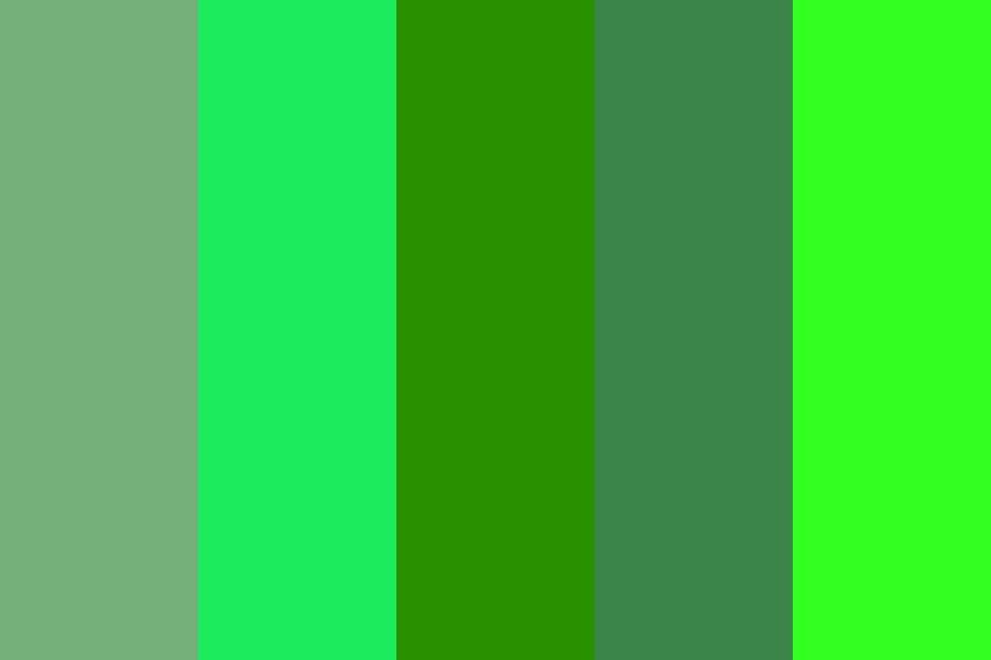 Funky greens Color Palette