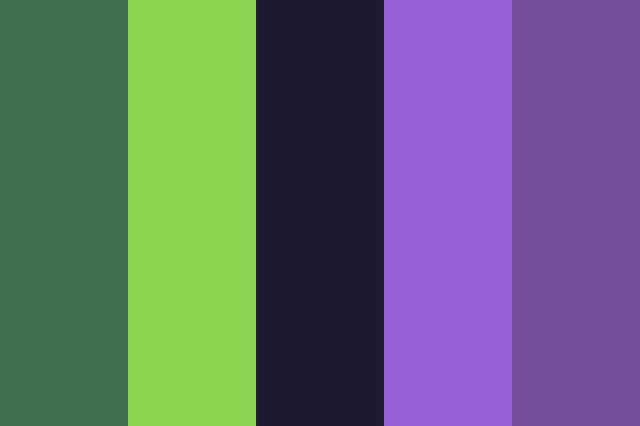 Eva01 Color Palette