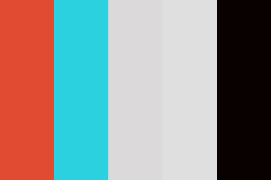red blue greys Color Palette