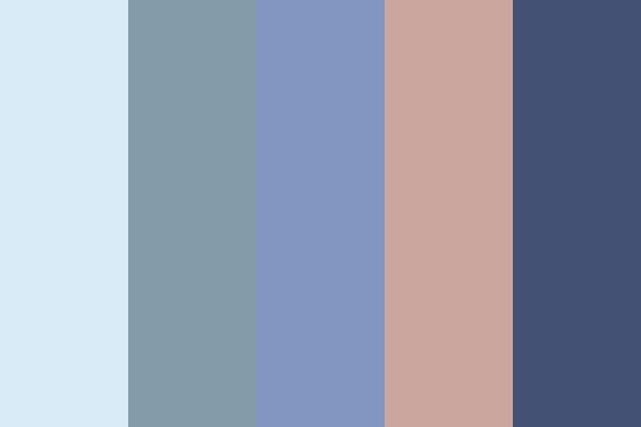 muted blue Color Palette