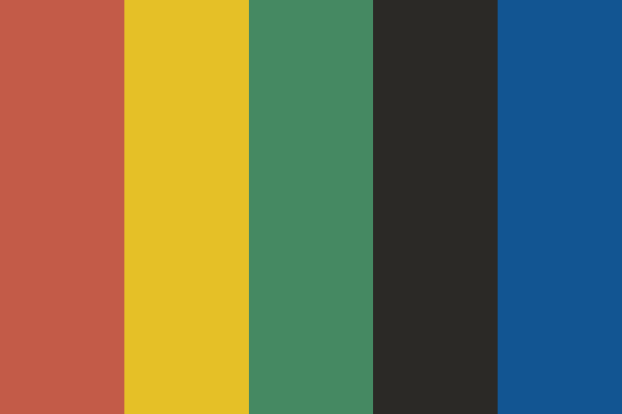 South African Flag Color Palette