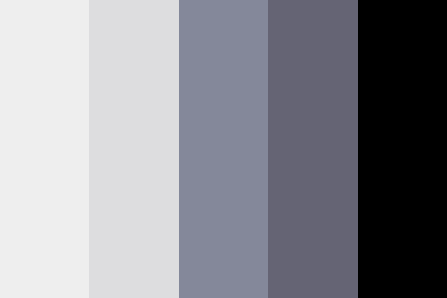 Greyscale Blues Color Palette