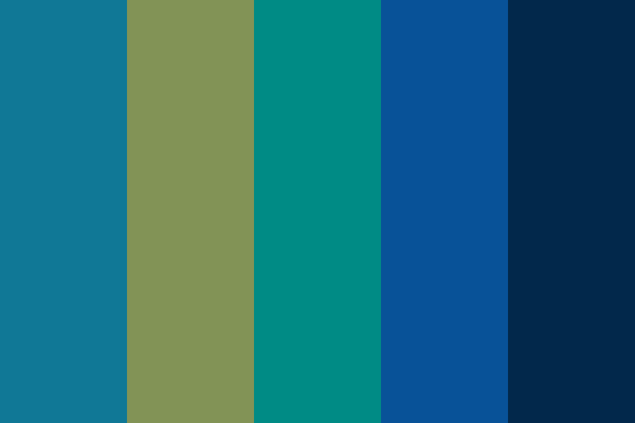Final bluegreen Color Palette