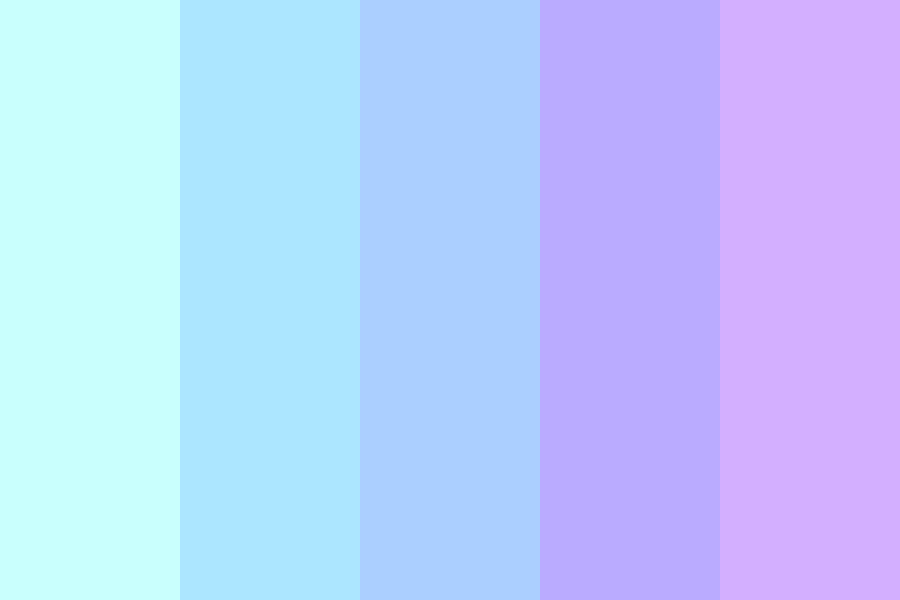 Pastel Blue Purple Color Palette