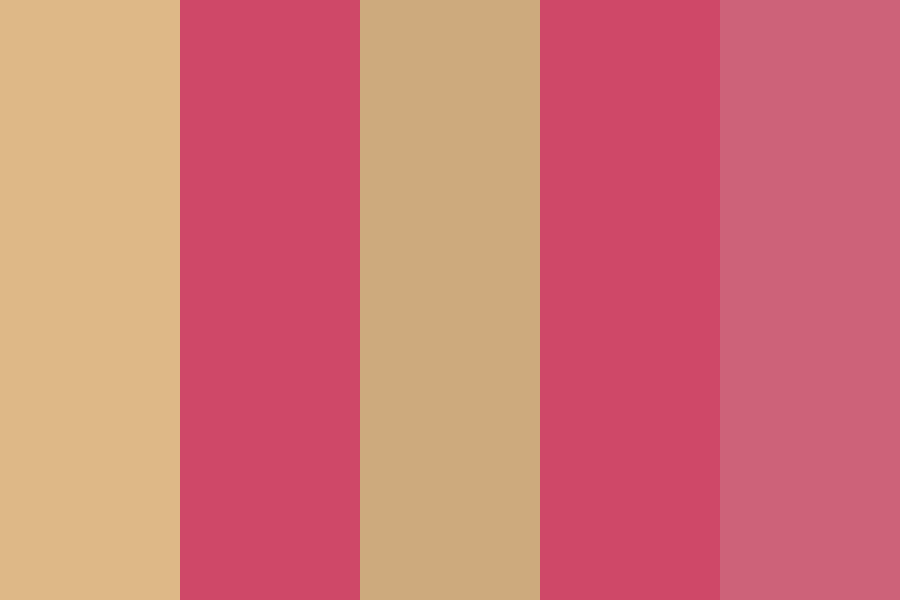 pink beige bedroom 2 Color Palette