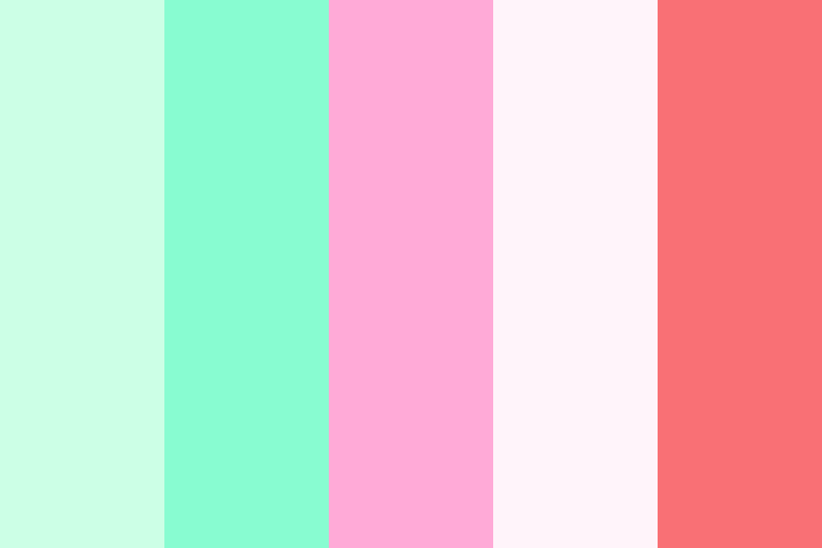 Candy Cane Swirl Color Palette