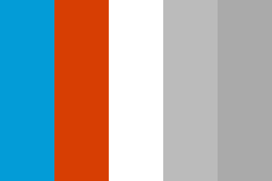 Complementary Blue and Orange Color Palette