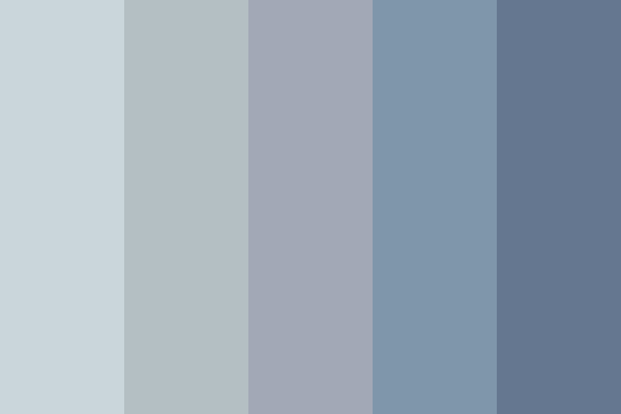 Martini Blue Color Palette