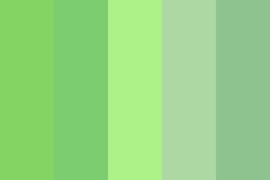 Economy Greens Color Palette