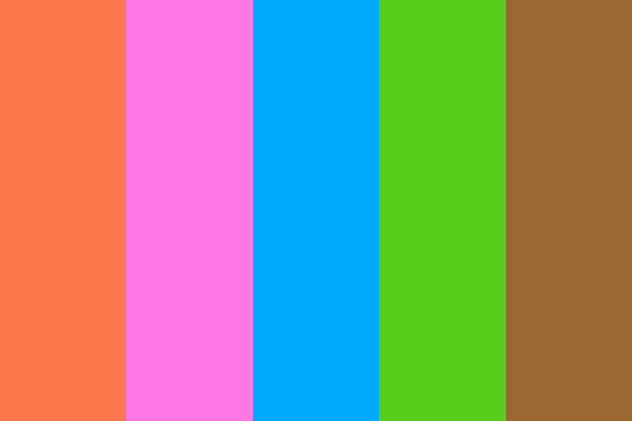 Moana Color Palette 2 Color Palette
