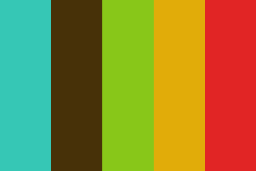 Moana Color Palette 3 Color Palette