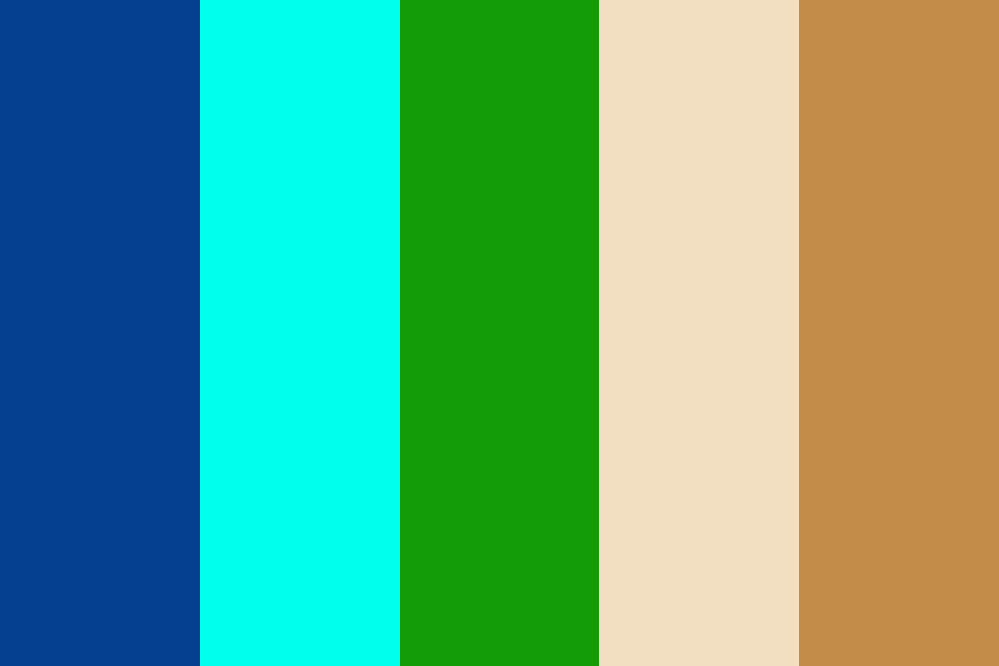 Moana Color Palette 4 Color Palette