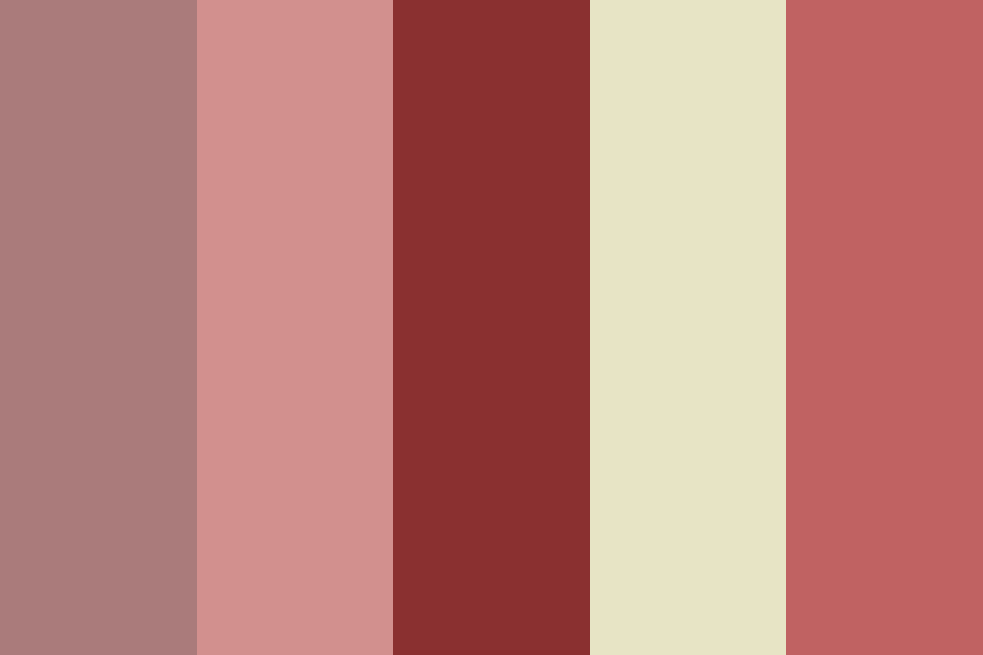 Tasty Strawberry Shortcake Color Palette