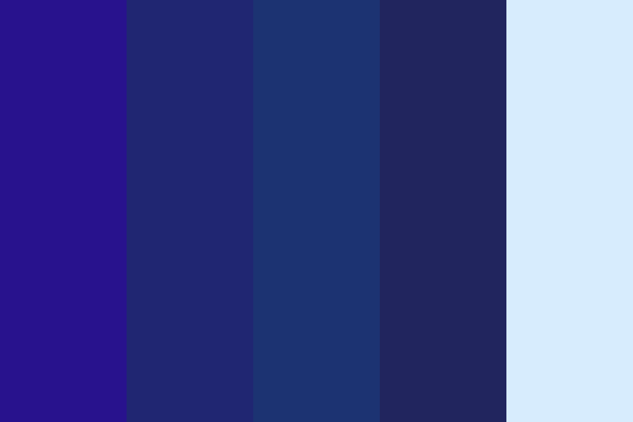 Purple Blue The Moon Color Palette