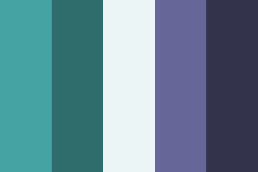 Journeys Purple Teal Color Palette