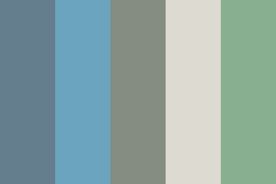 Grey Sea Color Palette