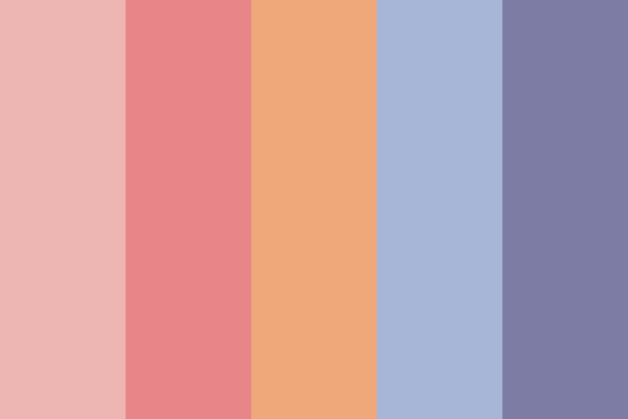 Tropical Sunset Color Palette