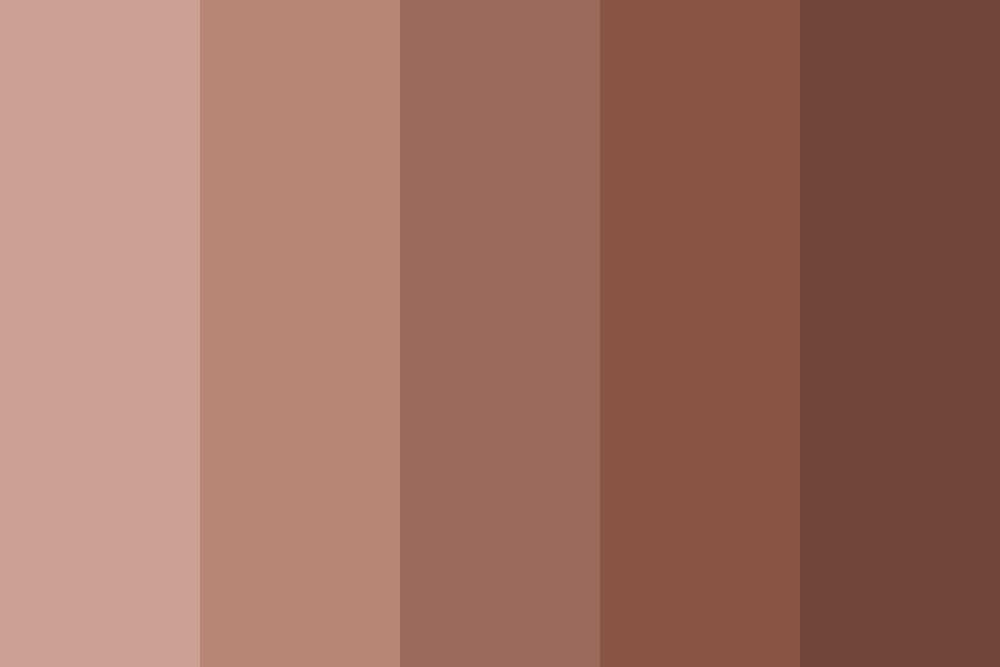 Chocolate tinted Color Palette