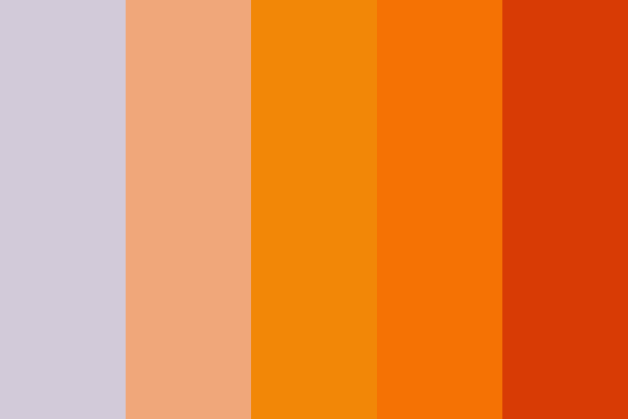 orange creamsicles Color Palette