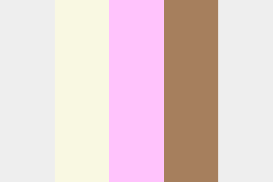Pastel Neapolitan Ice Cream Color Palette