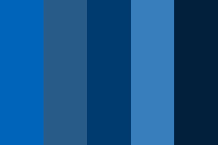 Blue Color Palette Names