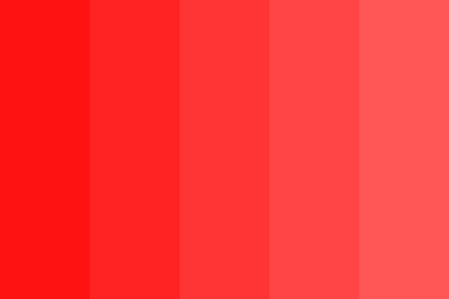 Red to Pink Gradient Color Palette
