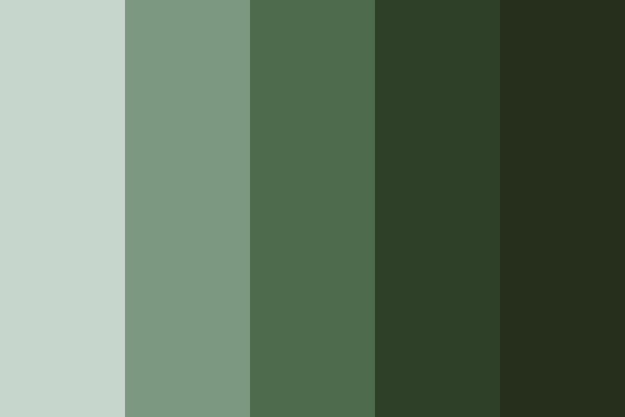 Army Camo Color Palette