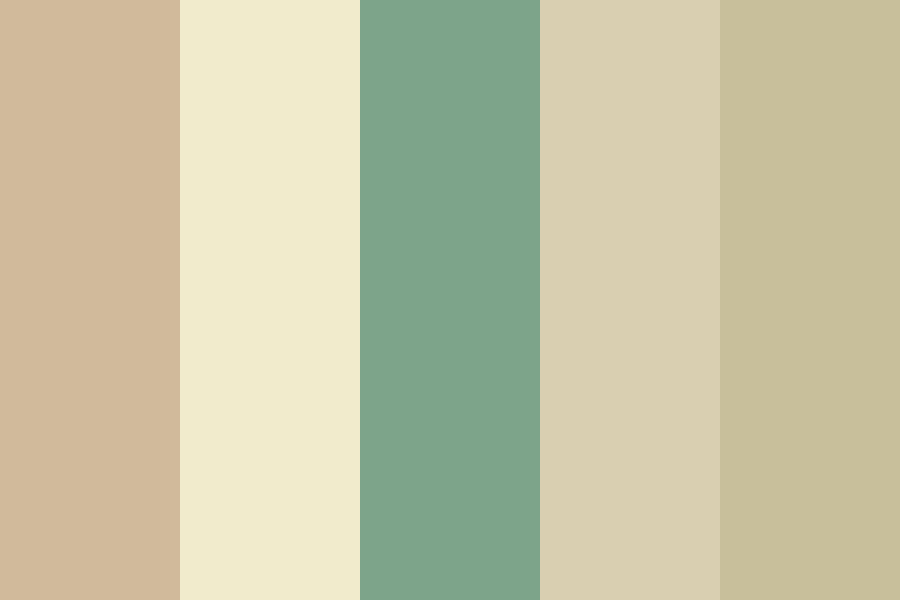 Dull teddy bear Color Palette