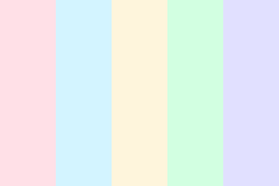 pastel pusheen Color Palette