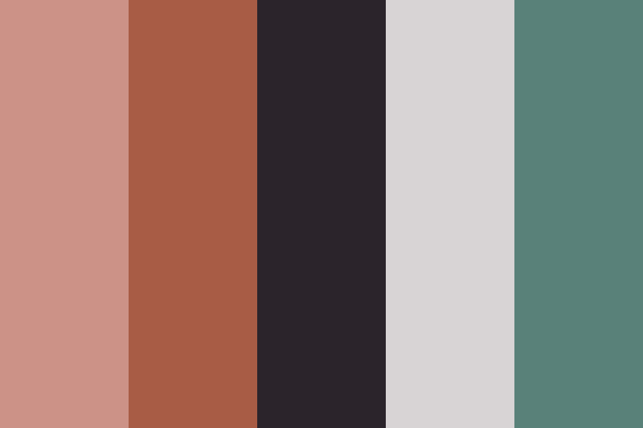 Calm Peach Color Palette