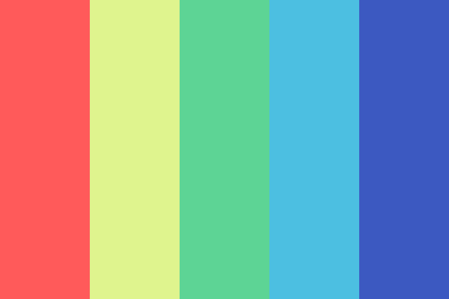 beach ball Color Palette