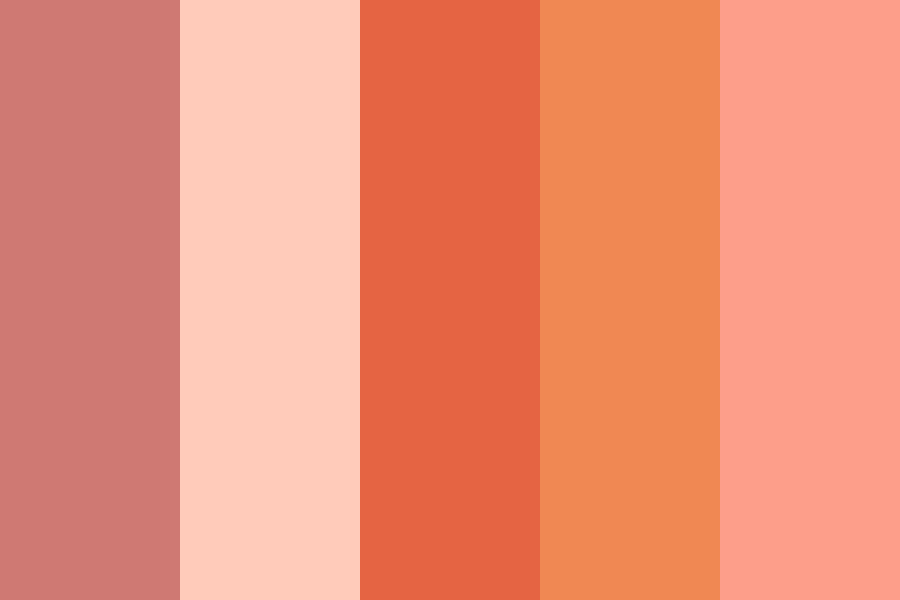 Nude the Orange Color Palette