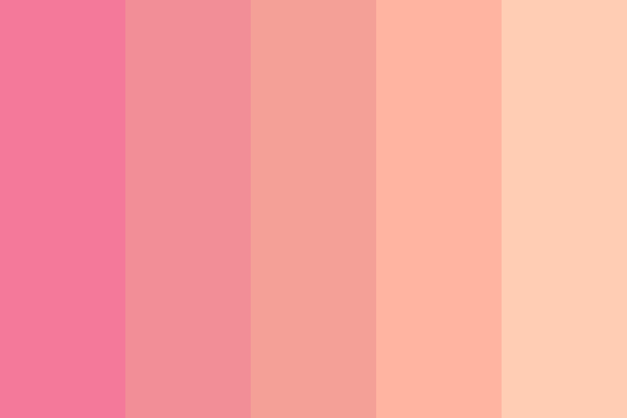blushed peaches Color Palette