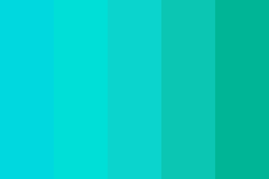Midnight Lagoon Color Palette