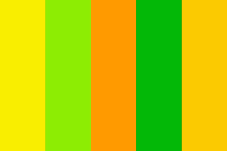 Bright citrus Color Palette