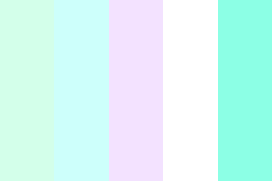 Lavender Sea Foam Color Palette