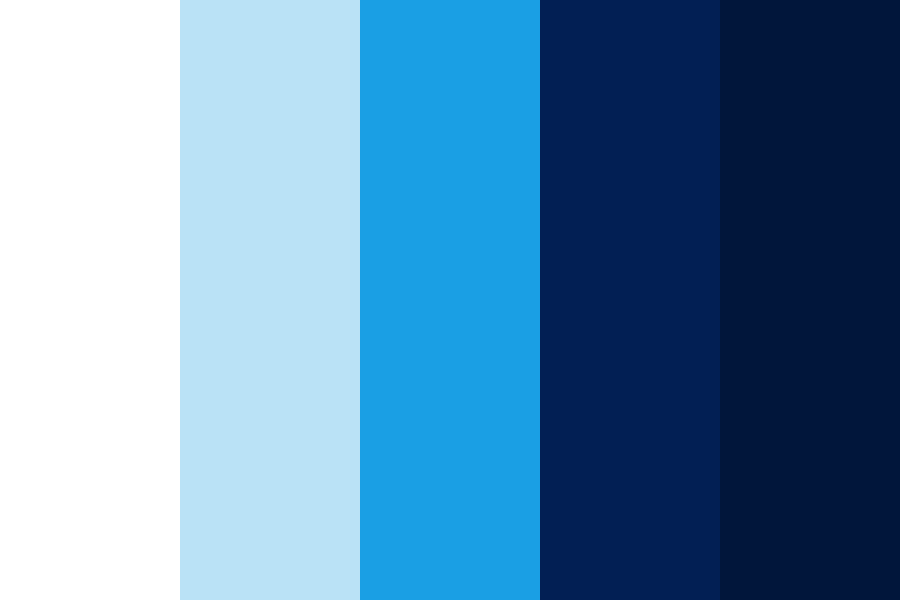 blue on blue Color Palette