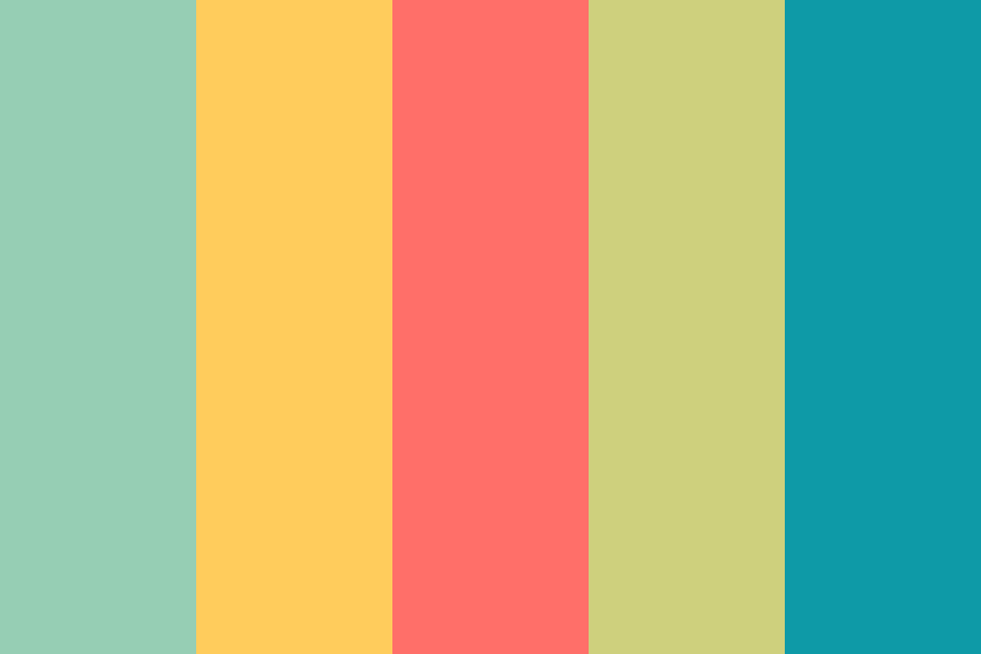 Retro Colourful Color Palette