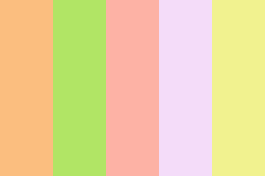 Melon Ball Salad Color Palette