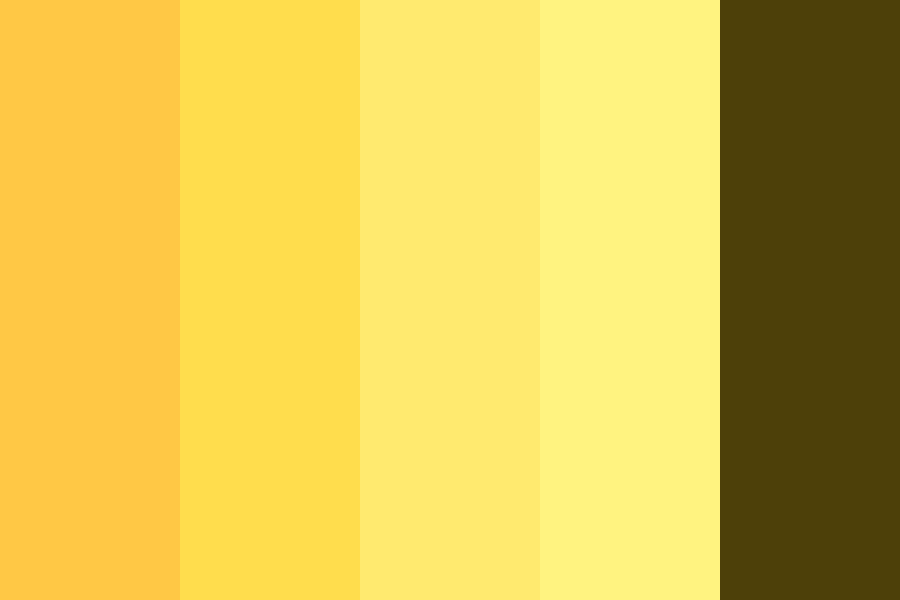 The happiness in yellow Color Palette