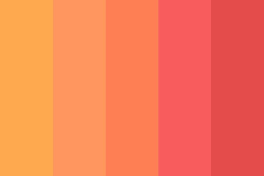 Sunset Color Order