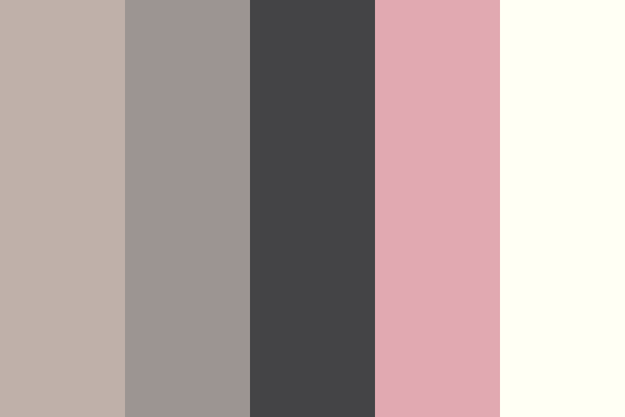 neutral and pink Color Palette