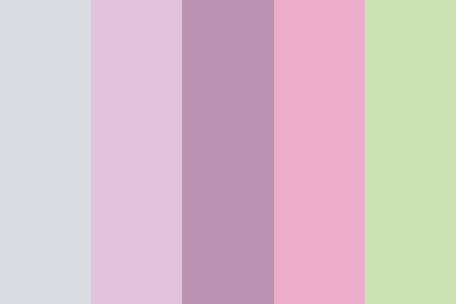 Lilac pink green CL Color Palette