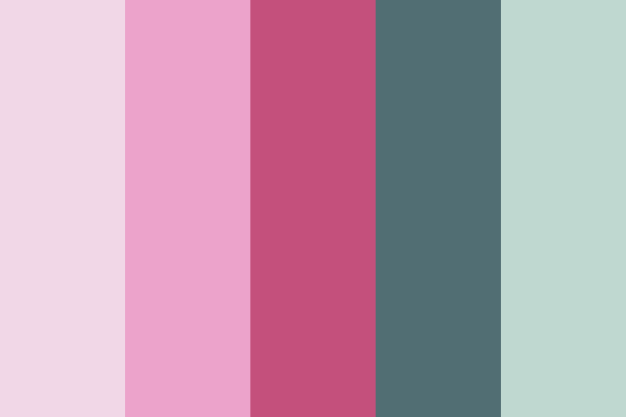 Pink Green Color Palette