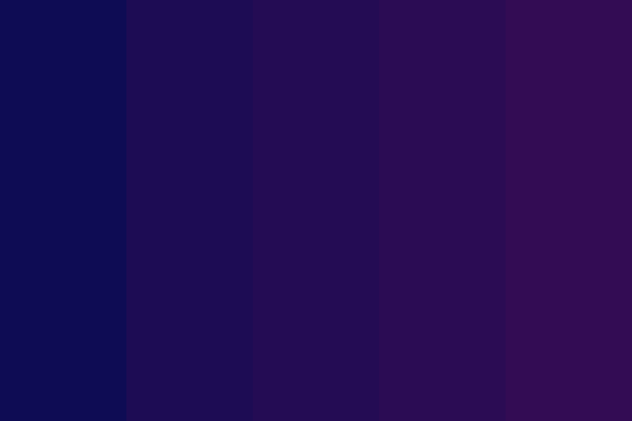 from navy to purple Color Palette
