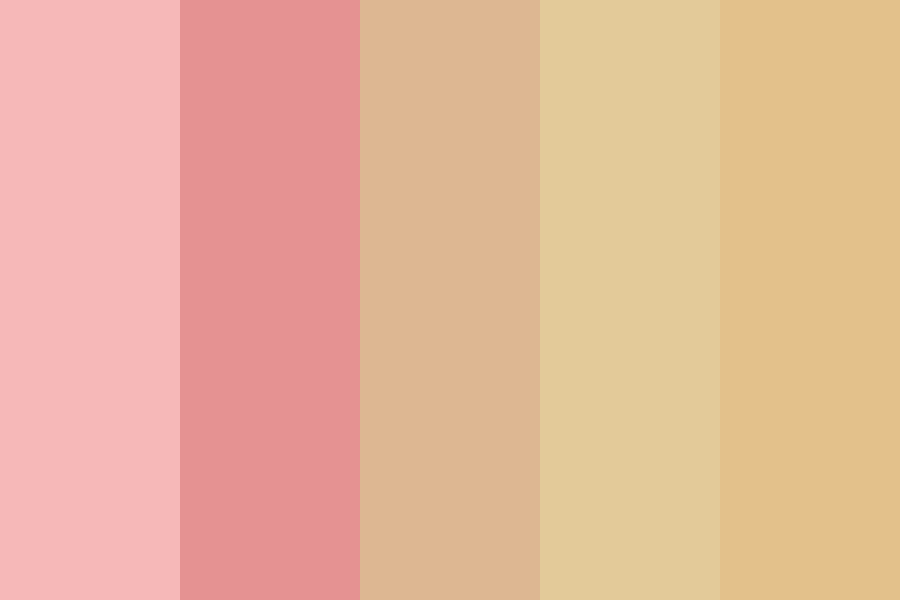 Blush to Peach Color Palette
