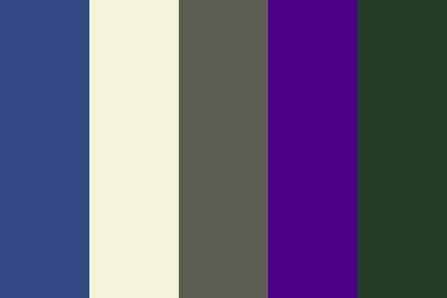 Moon and stars Color Palette