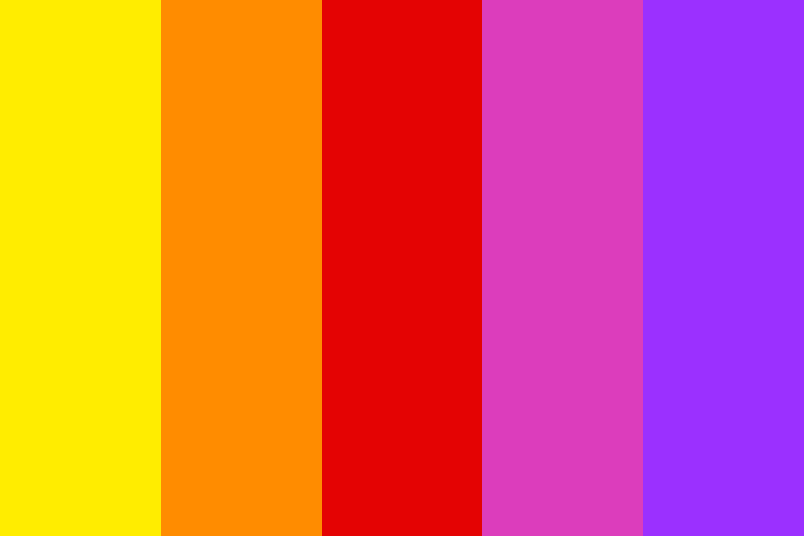 Rainbow for Dark Theme 01 Color Palette