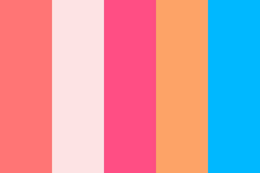 Bright Beach Ball Color Palette