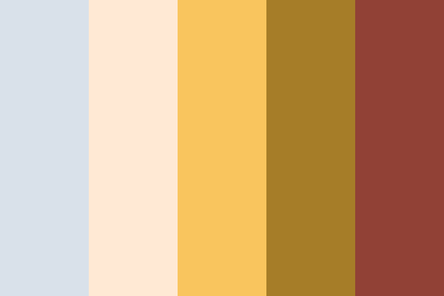 Blue apple Pie Color Palette